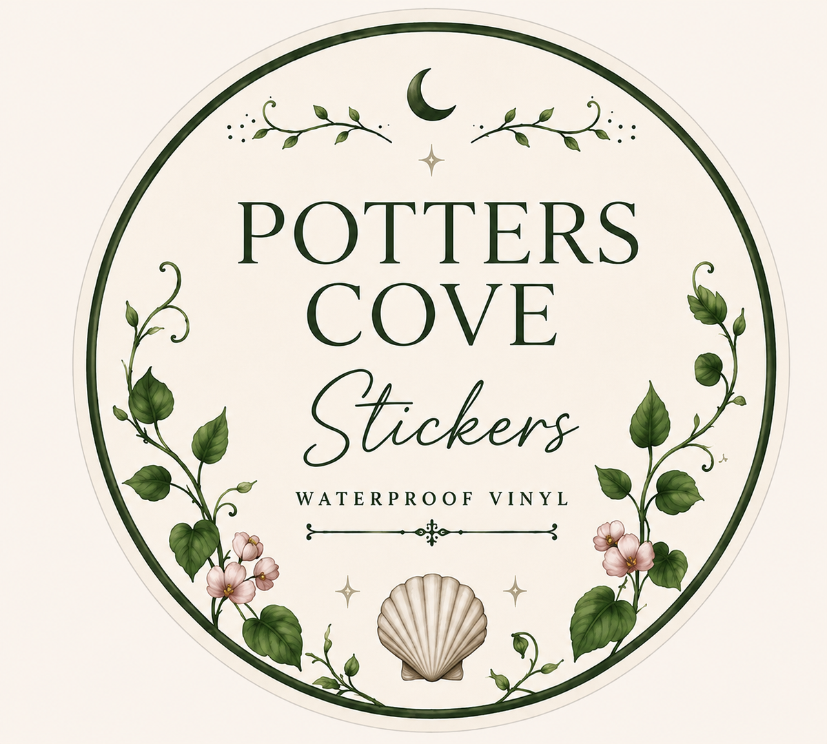 Potters Cove Sticker - 1