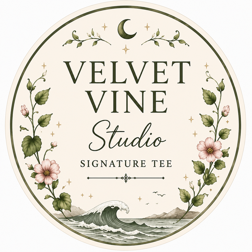 🌿 Velvet Vine Studio Signature Tee ⭐
