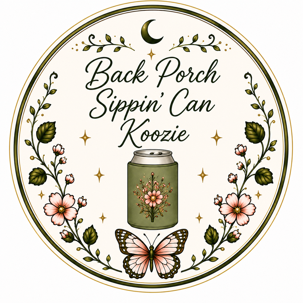 Back Porch Sippin’ Can Koozie