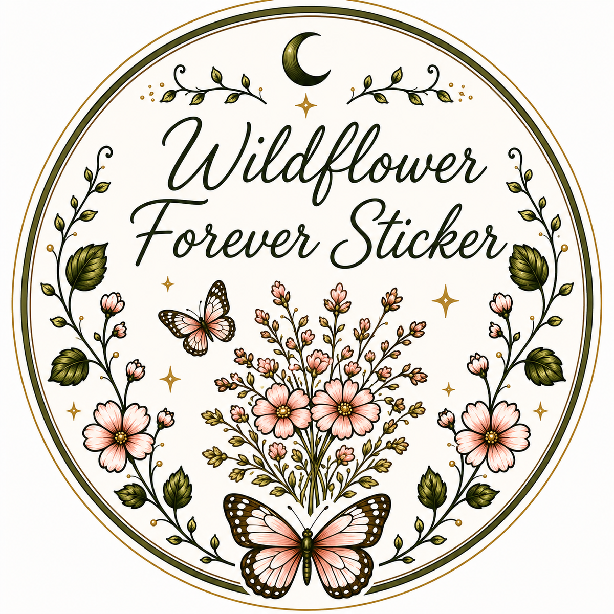 Wildflower Forever Sticker