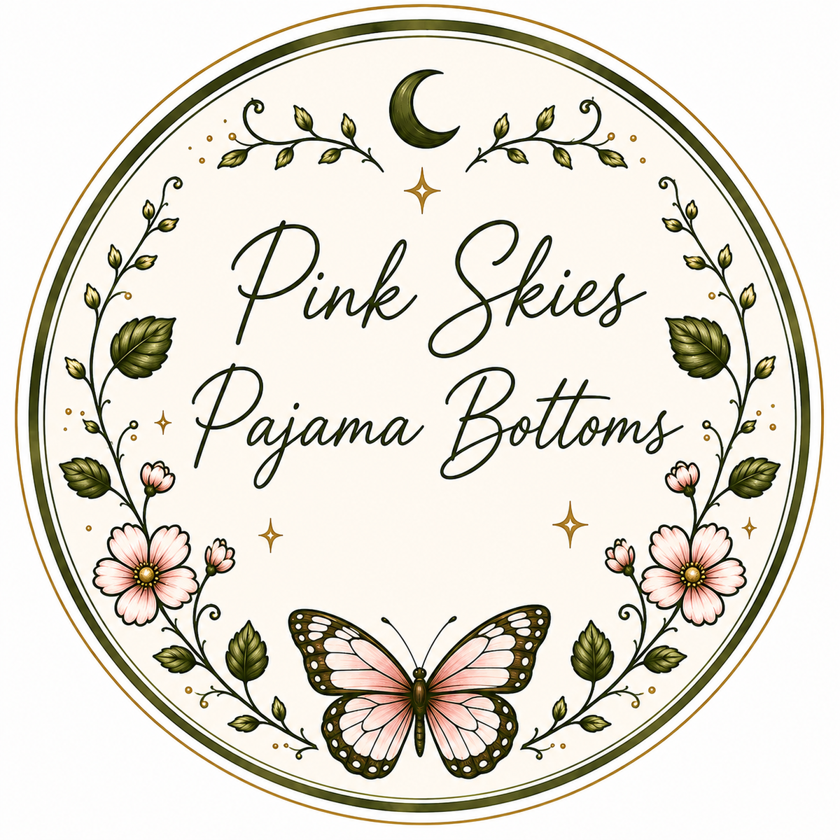 Pink Skies Pajama Bottoms